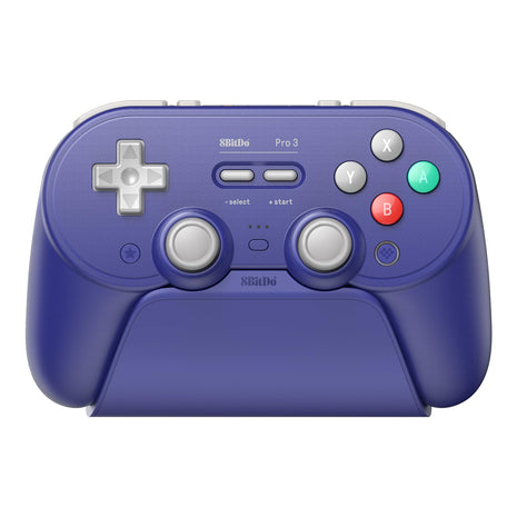 8BitDo Pro 3 Bluetooth Controller for Switch/Switch 2 ??TMR Joysticks, Swappable ABXY Buttons, Pro Back Buttons, Charging Dock, Hall Effect Triggers, for Windows, Apple, SteamOS, Android - Purple