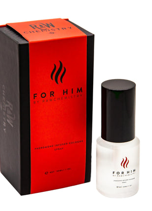 RawChemistry For Him, Pheromone Infused Cologne Spray - Bold, Extra Strength Infused Formula 1 Fl. oz