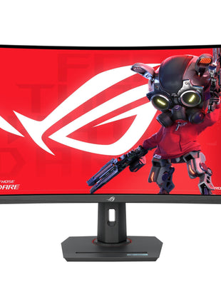 ASUS ROG Strix 32" 1440P USB-C Curved HDR400 Gaming Monitor (XG32WCMS) - QHD (2560x1440), 280Hz, 1ms, Fast VA, Extreme Low Motion Blur Sync, DisplayWidget, Tripod Socket, AI Gaming, 3 yr Warranty