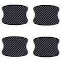WORCAS 4Pcs Car Door Handle Protective Films,Universal 3D Carbon Fiber Car Door Handle Paint Protection Film for Grip Recesses(S)