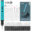 Engraving Pen by VPETLITM, Ultimate Cordless Portable Tool for Artists & DIYers - Engrave 50+ Surfaces - Beginner Friendly - Rechargeable - Free 30 Bits & Mastery Guide & Stencils