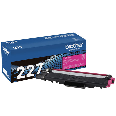 Brother Genuine TN227M, High Yield Toner Cartridge, Replacement Magenta Toner, Page Yield Up to 2,300 Pages, TN227, Amazon Dash Replenishment Cartridge | Prints up to 2,300 pages, Amazon Dash replenishment