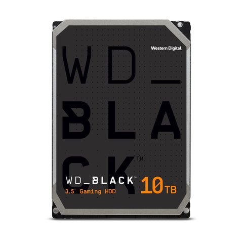 Western Digital 10TB WD_Black Performance Internal Hard Drive HDD - 7200 RPM, SATA 6 Gb/s, 512 MB Cache, 3.5" - WD102FZBX