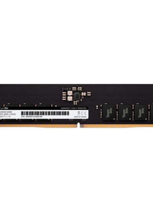 TEAMGROUP Elite DDR5 16GB 4800MHz (PC5-38400) CL40 Non-ECC Unbuffered 1.1V UDIMM 288 Pin PC Computer Desktop Memory Module Ram Upgrade - TED516G4800C4001