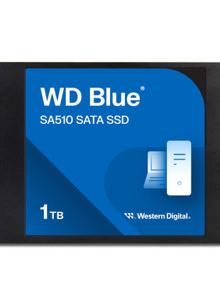 Western Digital 1TB WD Blue SA510 SATA Internal Solid State Drive SSD - SATA III 6 Gb/s, 2.5 inch/7mm, Up to 560 MB/s - WDS100T3B0A