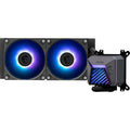 MSI MAG CORELIQUID A15 240 - AIO ARGB CPU Liquid Cooler - 240mm Radiator - LGA 1851 Ready - Dual 120mm ARGB PWM Fans, Black