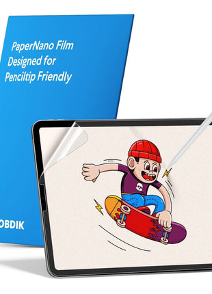 MOBDIK Paperfeel Screen Protector for iPad Air 5/4th & iPad Pro 11 | 2022/2021/2020/2018, 2 Pack Matte Film Crafted for Natural Writing, Anti Glare, Touch Sensitivity