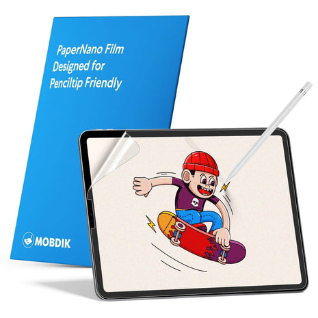 MOBDIK Paperfeel Screen Protector for iPad Air 5/4th & iPad Pro 11 | 2022/2021/2020/2018, 2 Pack Matte Film Crafted for Natural Writing, Anti Glare, Touch Sensitivity