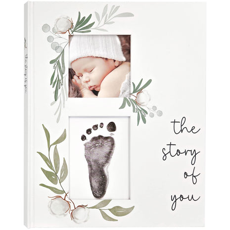 Baby Memory Book for the Modern Minimalist - Simple Baby Book for Boy or Girl - First Years Journal - Monthly Milestone Keepsake Record Book - Gender Neutral Pregnancy Gift for Baby Shower