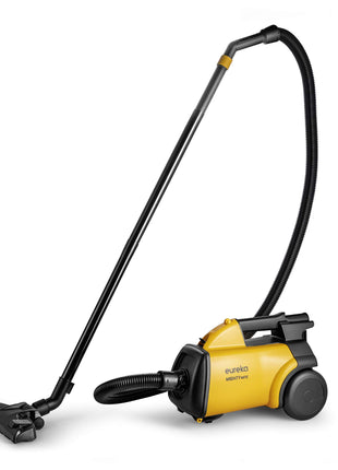 Eureka 3670M Canister Cleaner, Lightweight Powerful Vacuum for Carpets and Hard Floors, w/ 5bags,Yellow