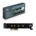 Vantec M.2 NVMe PCIe x4 Low Profile Adapter with 110 Length Support (UGT-M2PC130), Black