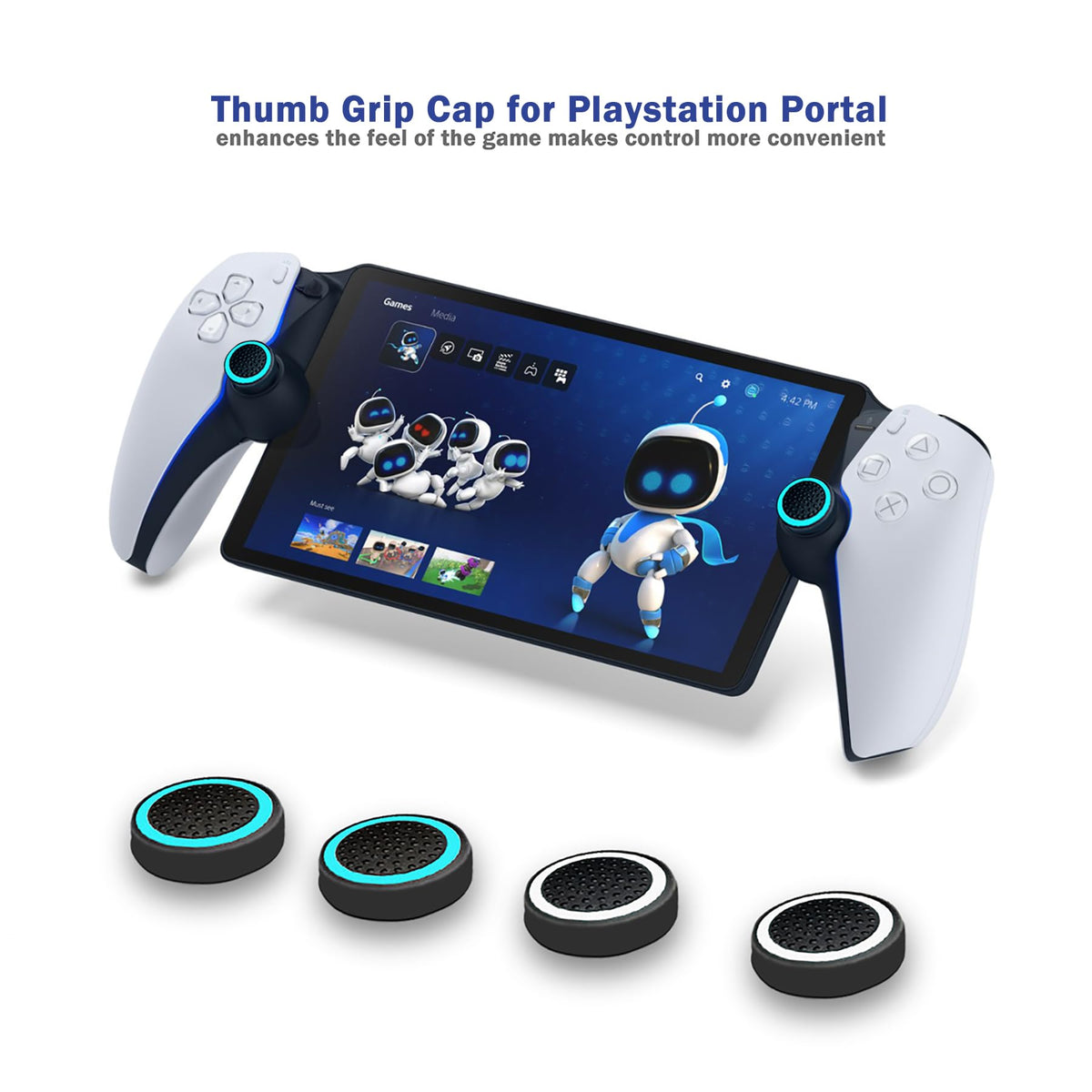Sedicoca 1-Pack Right Joystick Replacement Kit for PlayStation Portal PS Portal Console/PS5 VR2Controller,Analog Thumb Stick Repair Hall Effect Joystick for PS5 Portal/PSVR2 Controller(Right Joystick)