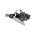 Single Port PCI Express x1 RS232 Serial Adapter Card - PCIe RS232 Serial Host Controller to Single Serial DB9 Port