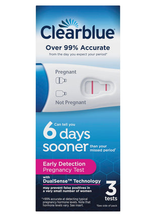 Clearblue Early Detection Pregnancy Test, 3 Ct