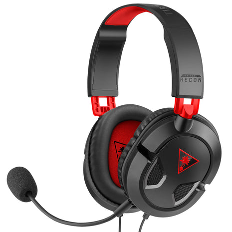 Turtle Beach Recon 50 Wired Gaming Headset - PC, Mac, PS4, PS5, Xbox Series X|S & Xbox One, & Mobile/Tablet with 3.5mm Removable Mic, 40mm Speakers, & In-line Controls  - Black