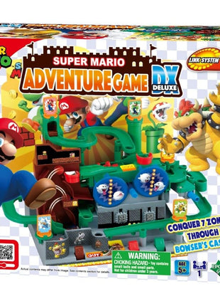 EPOCH Super Mario Adventure Game DX - Tabletop Skill and Action Game with Collectible Action Figures