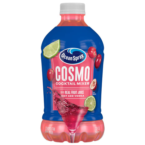 Ocean Spray Cosmopolitan Cocktail Mixer, Drink Mixer Made with Real Fruit Juice, 32 Fl Oz Bottle