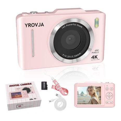 Digital Camera,(Pink)