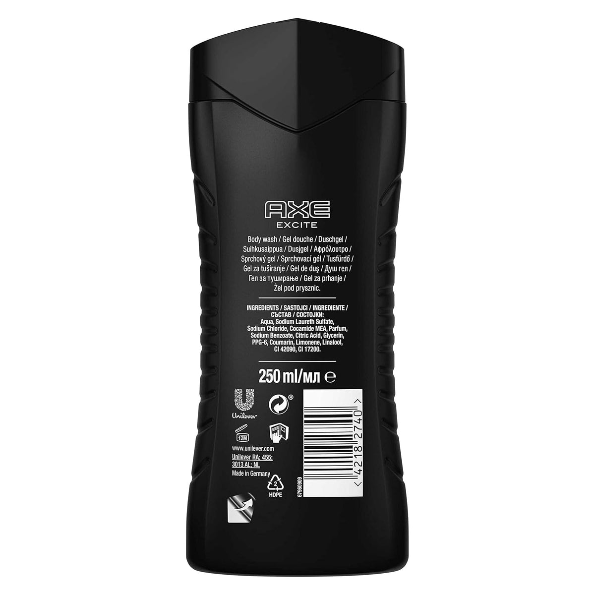 AXE Excite Body Wash, 250 ml