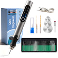VQVYBXN USB Rechargable Engraving Machines Pen with 35bits,Mini Electric Engraver Etching Machines Cordless Rotary Tools Engraved Jewelry Stone Metal Plastic Wood Resin Model