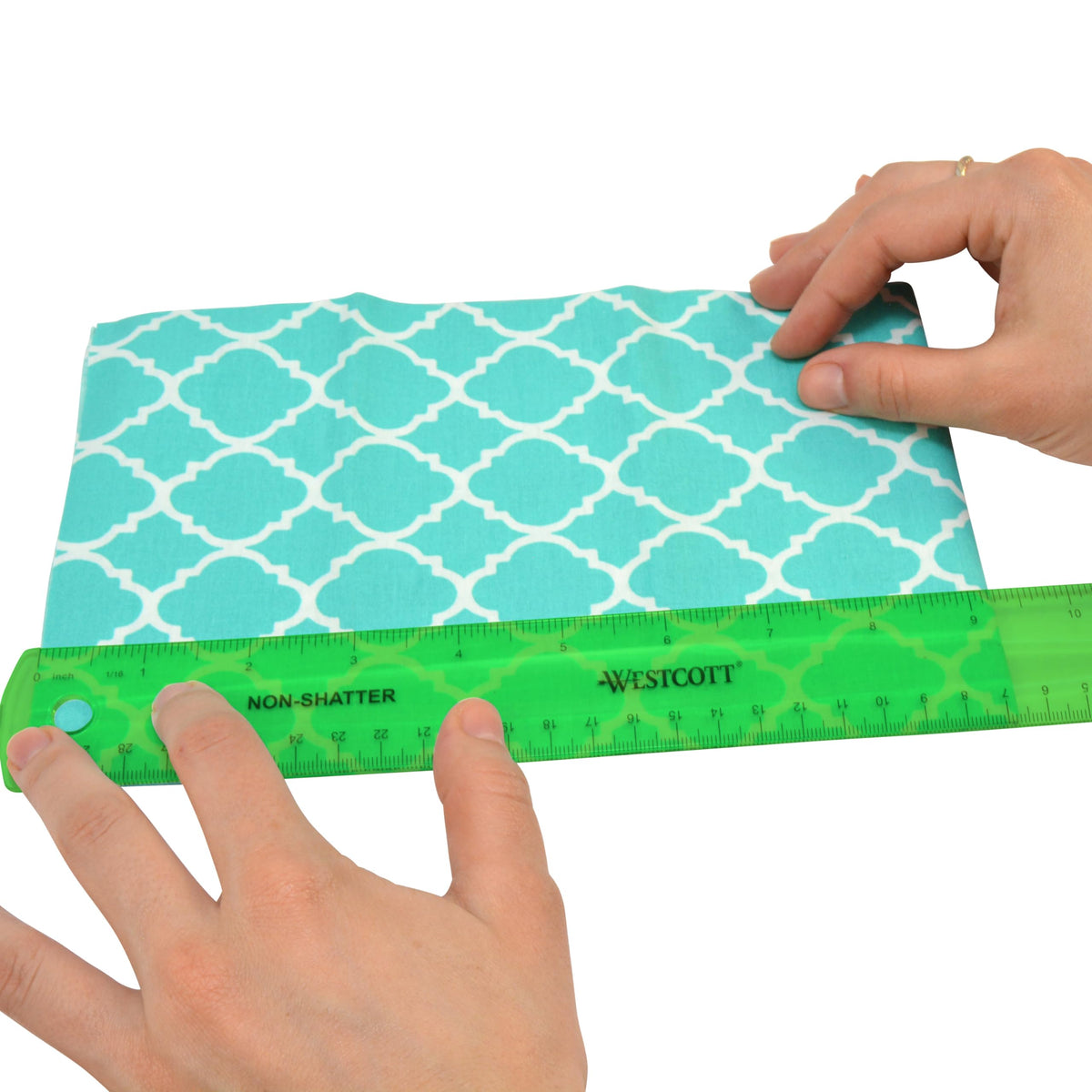 Westcott Shatterproof Ruler, 12-Inch, Green, 16012
