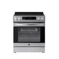 Kenmore 22-96853 5.6 cu. ft. Front-Control 4 Induction Element Electric Range Stove with Dual Ring Elements, Self-Clean Oven, Precision Set Controls