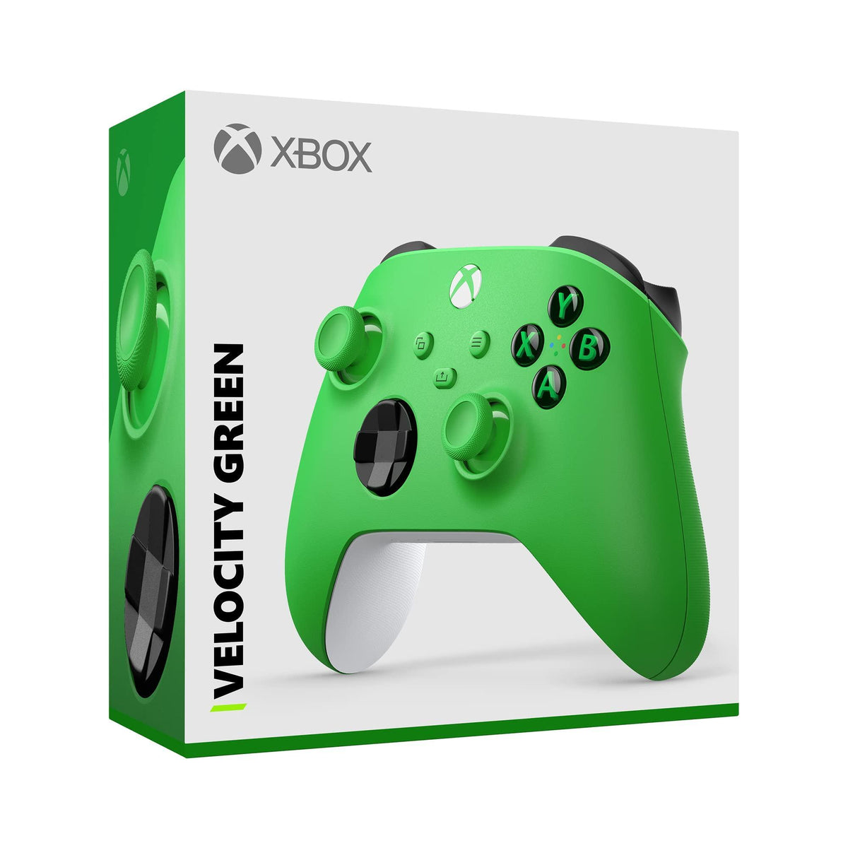 Xbox Core Wireless Gaming Controller – Velocity Green Series X|S, One, Windows PC, Android, and iOS