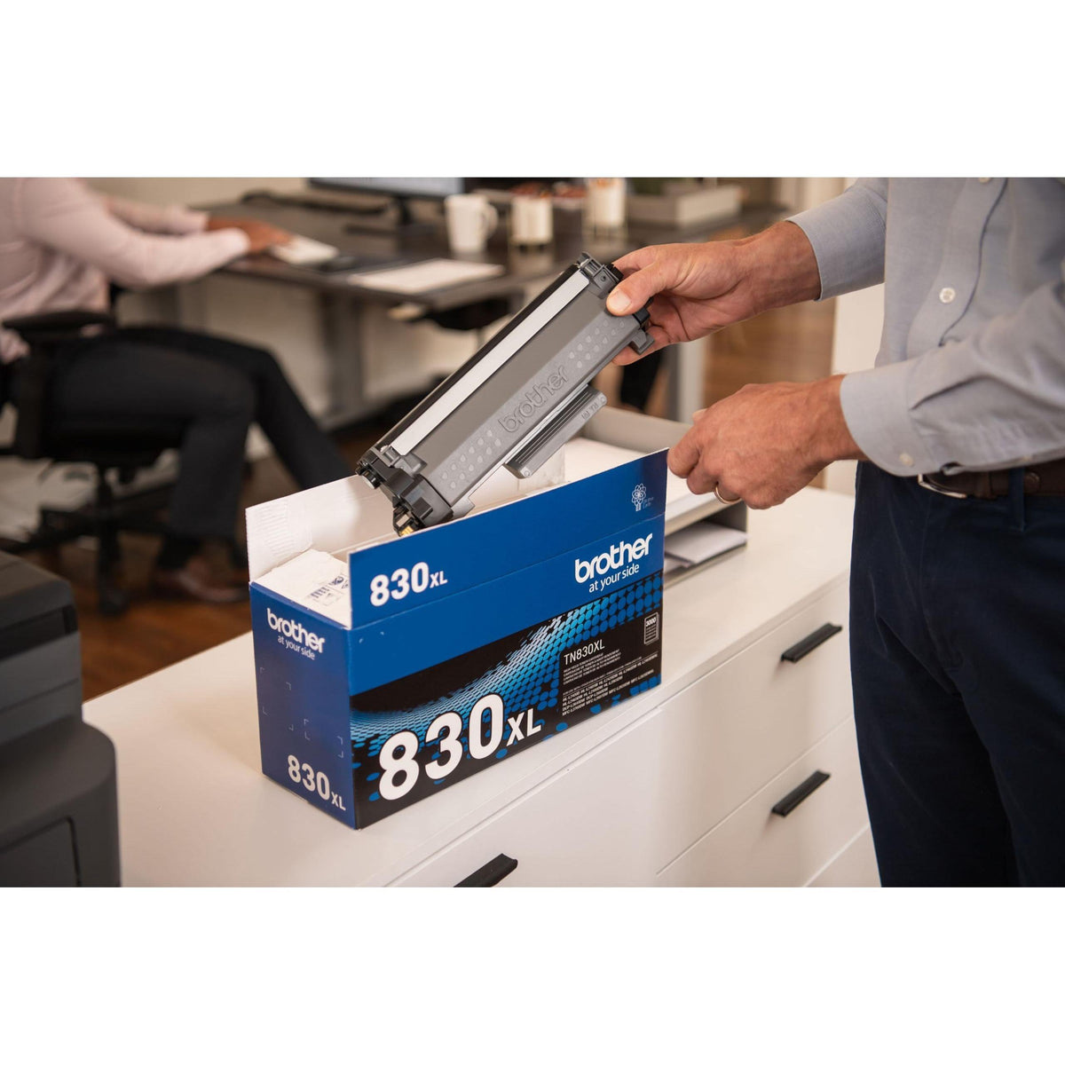 Brother Genuine TN830XL Black High Yield Printer Toner Cartridge - Print up to 3,000 Pages(1)