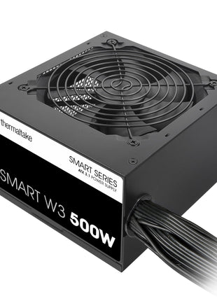 Smart W3 Series 80Plus Certified 500W Power Supply; ATX v3.1 Spec; 120mm FDB Fan; 5 Year Warranty; PS-SPW-0500NNFAWU-1