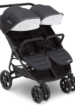 Jeep Destination Ultralight Side x Side Double Stroller, Midnight