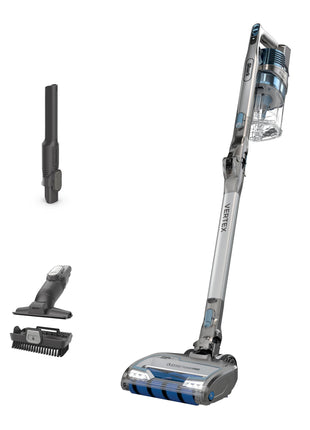 Shark IZ462H Vertex Ultra Lightweight Cordless Stick Vacuum with DuoClean PowerFins, Crevice, Pet Multi Tool, Anti Allergen, Brush, Removable Handheld, Flex, 60 min Runtime, Blue, MultiFLEx