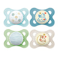 MAM Original Day & Night Pacifiers, Binky Pacifier for 0-6 Months, BPA-Free Silicone, Glows in The Dark, Best for Newborn Babies, Developed with Medical Experts, 4 Count Binkies