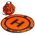 Hoodman 3 Foot Weighted UAV Drone Landing Pad - fits Matrice 4E, Mini 4 Pro, mini 3 pro, mavic, spark - Durable, No Stakes Required, collapses to 1/3 of deployed size