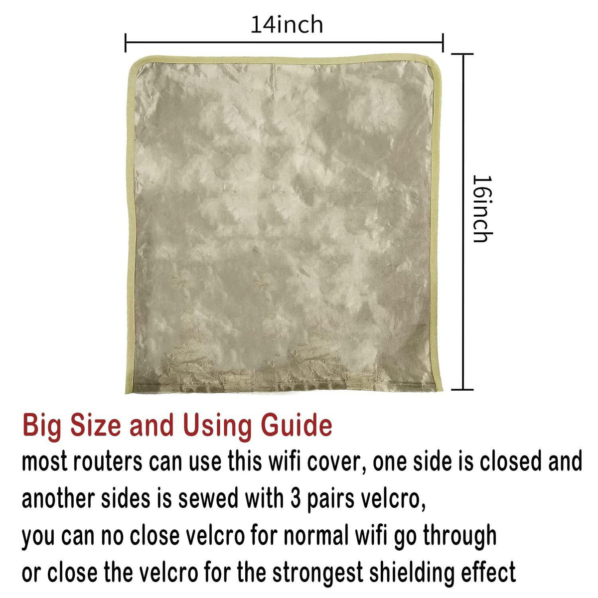 WiFi Router Cover,Smart High Protection Router Cover, Versatile Shielding WiFi Guard(14IN x 15.5IN)