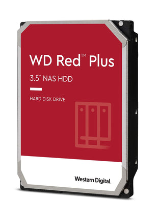 Western Digital 3TB WD Red Plus NAS Internal Hard Drive HDD - 5400 RPM, SATA 6 Gb/s, CMR, 256 MB Cache, 3.5" -WD30EFPX