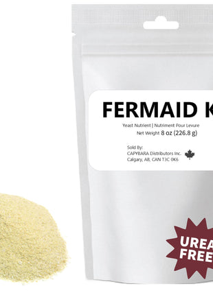 Fermaid K Yeast Nutrient - 8 oz (226.8 g) - Make Wine Cider Mead Kombucha At Home - Sold by CAPYBARA Distributors Inc.