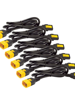 Pwr Cord Kit 6ea Locking C13 to C14 0.6m