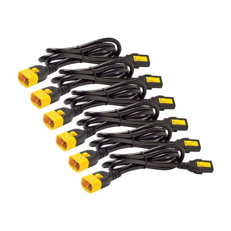 Pwr Cord Kit 6ea Locking C13 to C14 0.6m