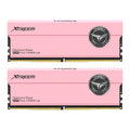 TEAMGROUP T-Force XTREEM DDR5 Ram 32GB (2x16GB) 7600MHz PC5-60800 CL36 A-DIE Desktop Memory Module Ram for 600 700 Series Chipset XMP 3.0 Ready Pink FFPD532G7600HC36FDC01