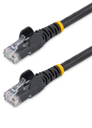 StarTech 10ft CAT6 Ethernet Cable - Black CAT 6 Gigabit Ethernet Wire -250Mhz 100W PoE RJ45 UTP Network Patch Cord Snagless with Strain Relief (N6PATCH10BK)