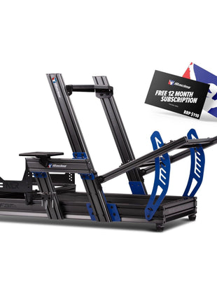 Next Level Racing F-GT Elite Formula and GT Aluminum Profile Simulator Cockpit iRacing Edition (NLR-E012) - PC