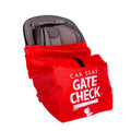 J.L. Childress Gate Check Bag for Car Seats - Travel Bag for Airplane - Includes AIRTAG Holder - Fits All Baby Car Seats, Infant Carriers & Child Booster Seats, Red