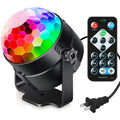 Luditek Sound Activated Party Lights with Remote DJ Lighting, Disco Ball Strobe Stage Light for Home Room Dance Parties Birthday Karaoke Stocking Stuffers New Years Eve Halloween Christmas Decorations