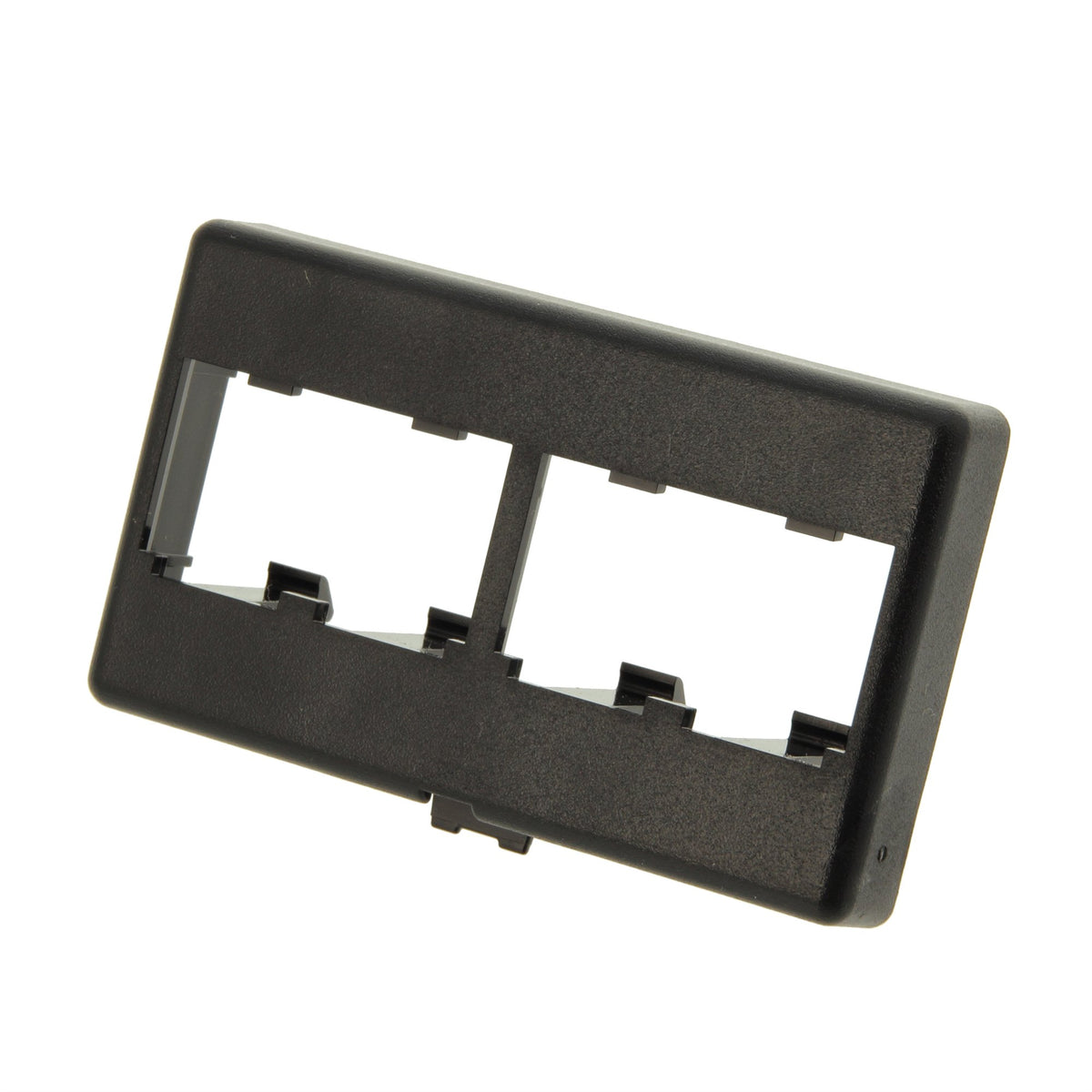 Panduit CWPP12WBL 12-Port Flat Patch Panel with Wall-Mount Bracket, Black