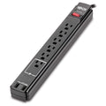 Tripp Lite 6 Outlet Surge Protector Power Strip 6ft Cord 990 Joules Dual USB Charging & INSURANCE (TLP606USBB) Black