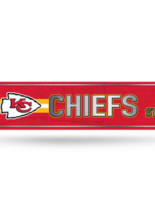 NFL Rico Industries Metal Street Sign Metal Street Sign 4 inch x 15 inch Home Décor - Bedroom - Office - Man Cave