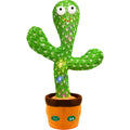 Hunfur Dancing Mimicking Talking Cactus Toy,Funny Gift for Toddler 1 2 3 Year Old Boy Girl,Singing Record Repeat What You Say Light Up Baby Infant Toys 6-12 12-18 Months (Volume Adjustment)
