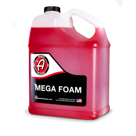 Adam's Mega Foam Car Wash Soap (Gallon) – pH Neutral, Ultra Concentrated for Foam Cannon, Foaming Spray Gun, or Bucket – Safe for Wax, Sealants & Ceramic Coating – High Suds Car Cleaner