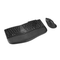 Kensington Pro Fit Ergo KM675 EQ Wireless Keyboard and Mouse, TKL Keyboard, Rechargeable Split Keyboard Ergonomic, Bluetooth & 2.4GHz up to 3 Device Connection, Programmable Keys, Black, K75492US