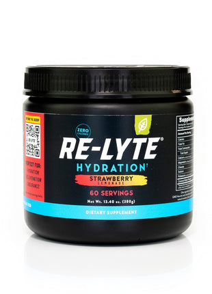 REDMOND Re-Lyte Electrolyte Powder, No Added Sugar (Strawberry Lemonade) | Hydration Powder
